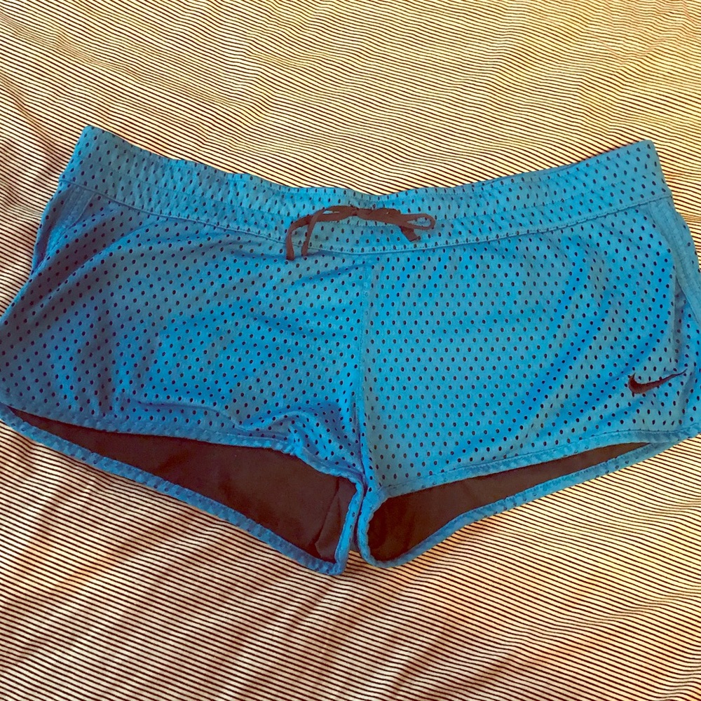 Blue Nike running shorts!